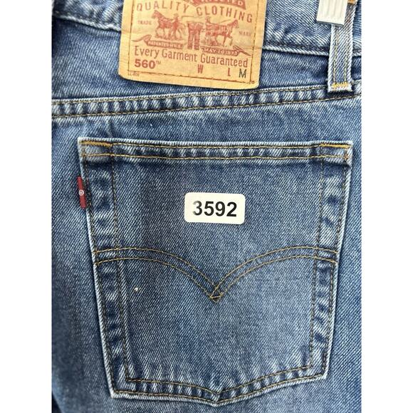 Vintage Levis 560 Womens Sz 8 MIS M Mom Jeans Loose Fit Straight Leg High Rise‎ - Picture 15 of 15